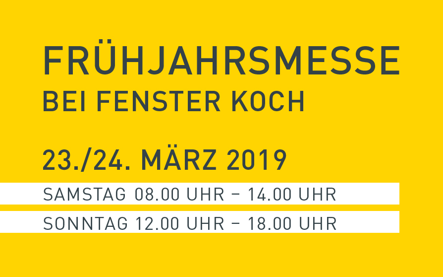 Vorschau Frühjahrsmesse 2019